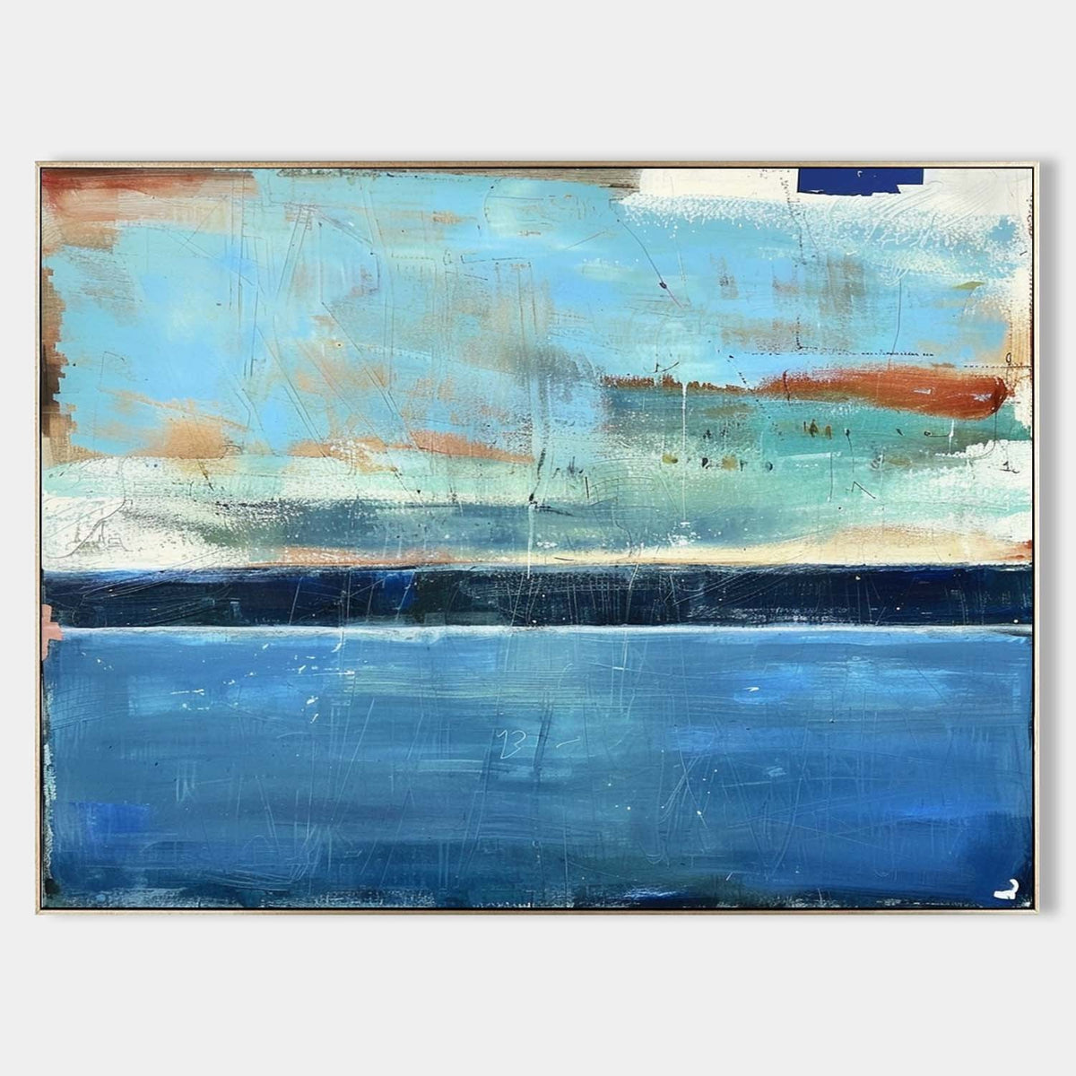 Blue Horizon in Layered Bands