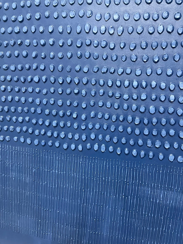 Blue Raised Dot Relief