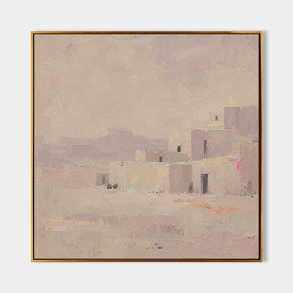 Blush Adobe Village in Soft Haze
