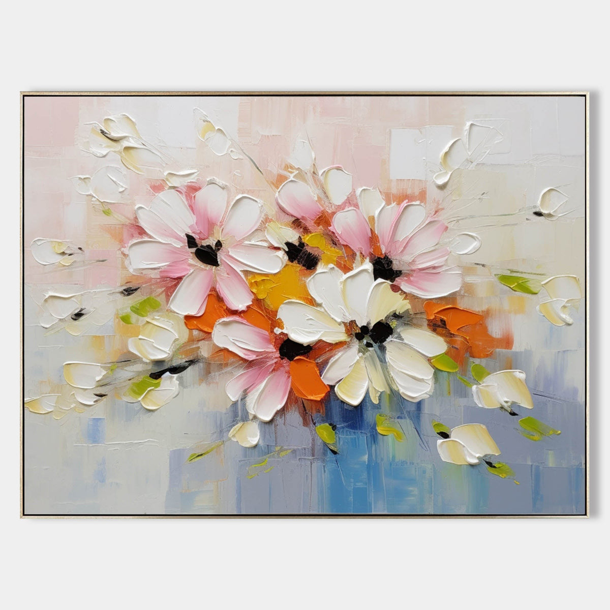 Blush and White Blossoms in Bloom