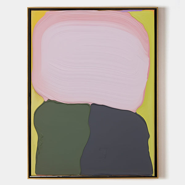 Blush Cloud Over Olive and Slate