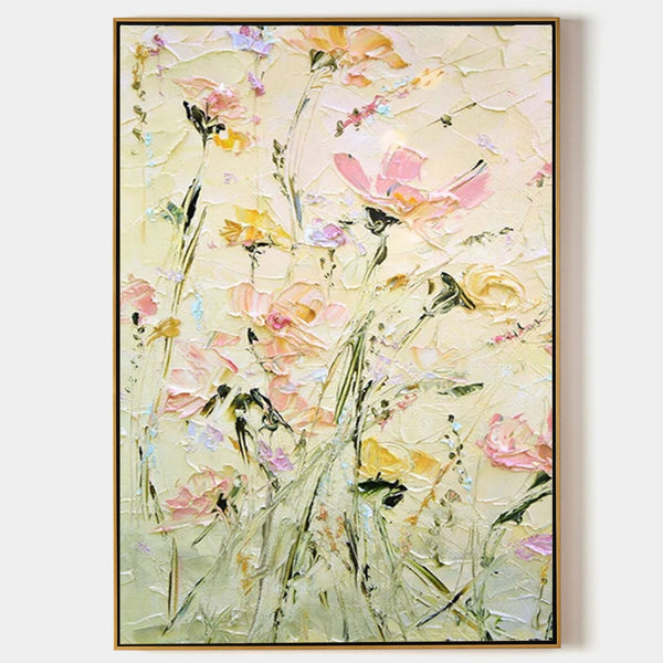 Blush Wildflowers in Morning Light
