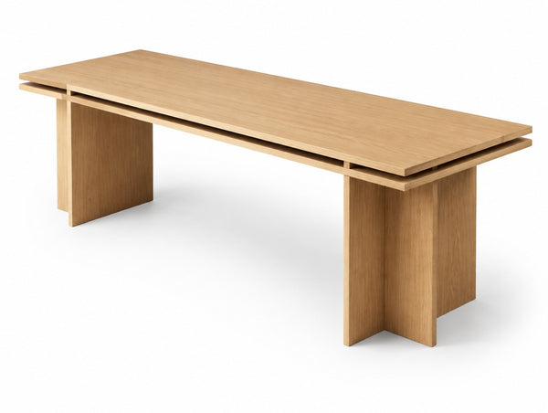 The Bormes Dining Table on a white studio background