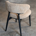 Bouclé Dining Chair - View 3