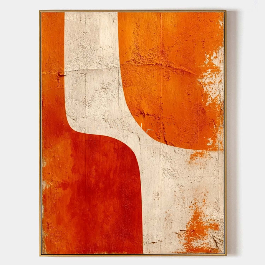 Burnt Orange and Cream Curves