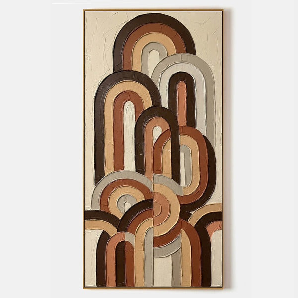 Cascading Earth Tone Arches