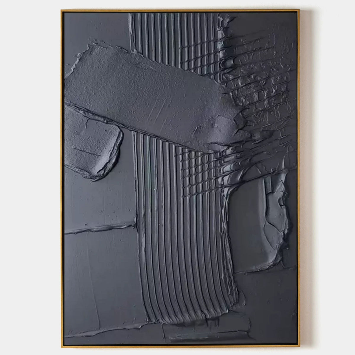 Charcoal Ridges in Raised Relief