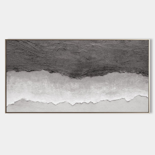 Charcoal Shore and Silver Foam