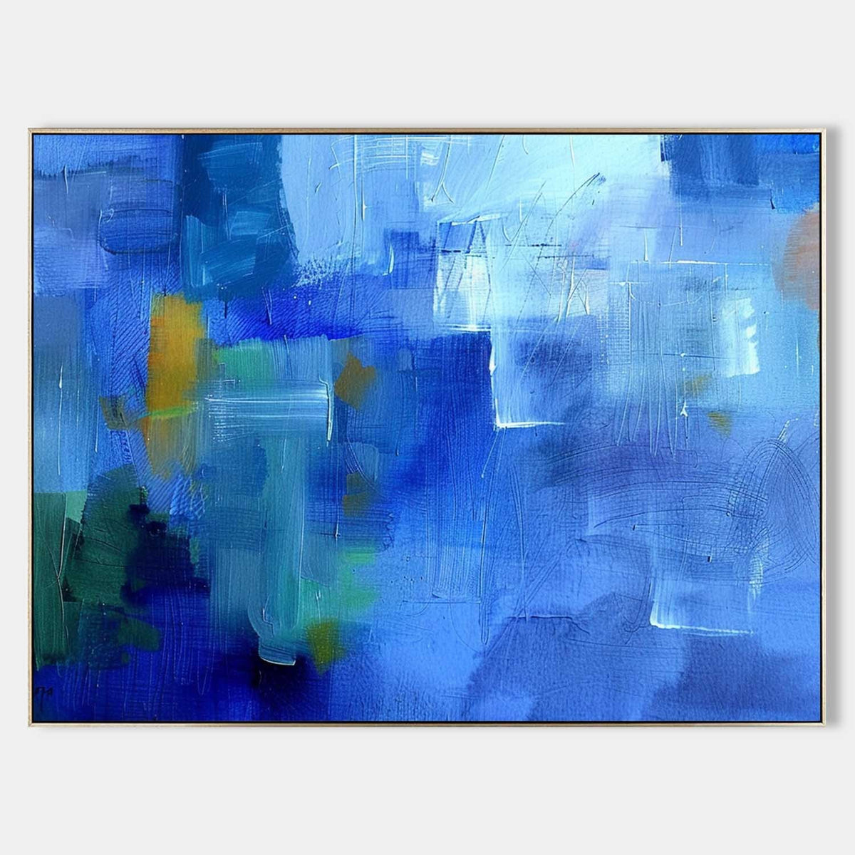 Cobalt Blue Abstract Reverie