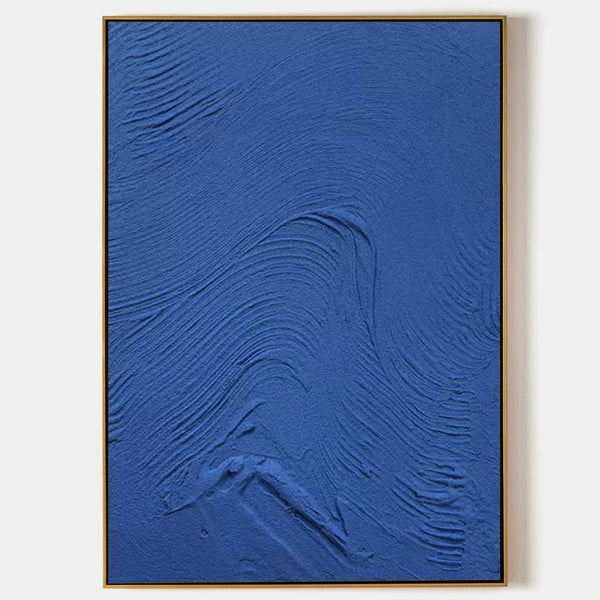 Cobalt Currents in Raised Relief