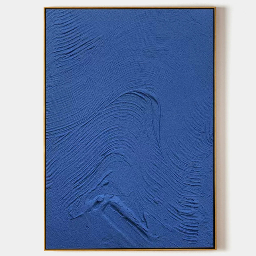 Cobalt Currents in Raised Relief