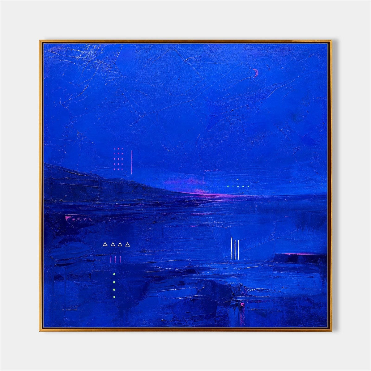 Cobalt Night Over Quiet Shore