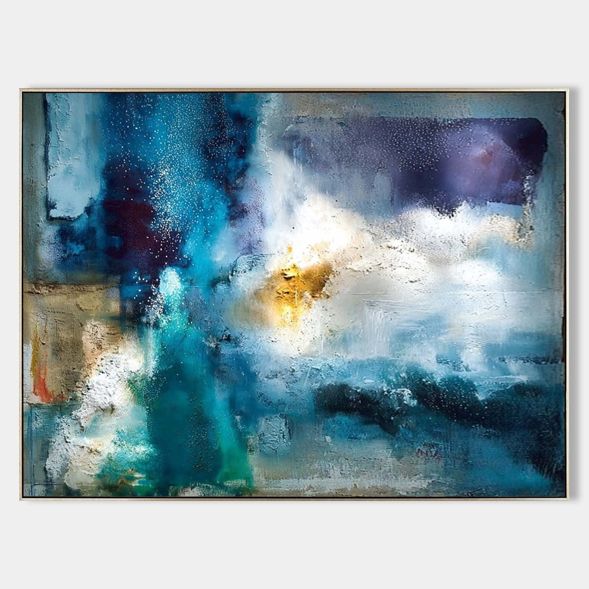Cobalt Storm with Amber Glow