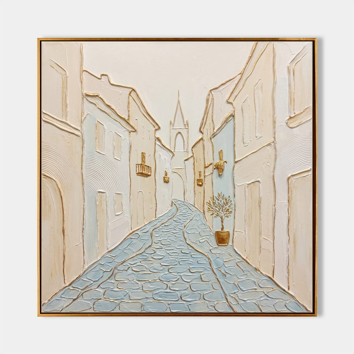 Cobblestone Lane to the Spire