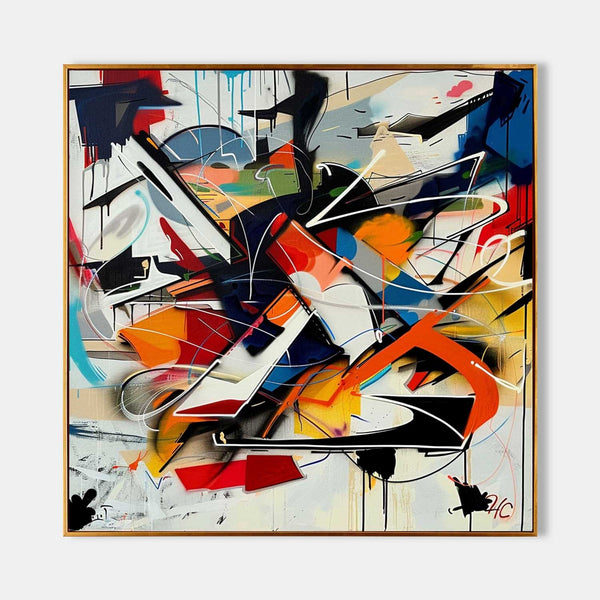 Colorful Graffiti Abstract in Motion