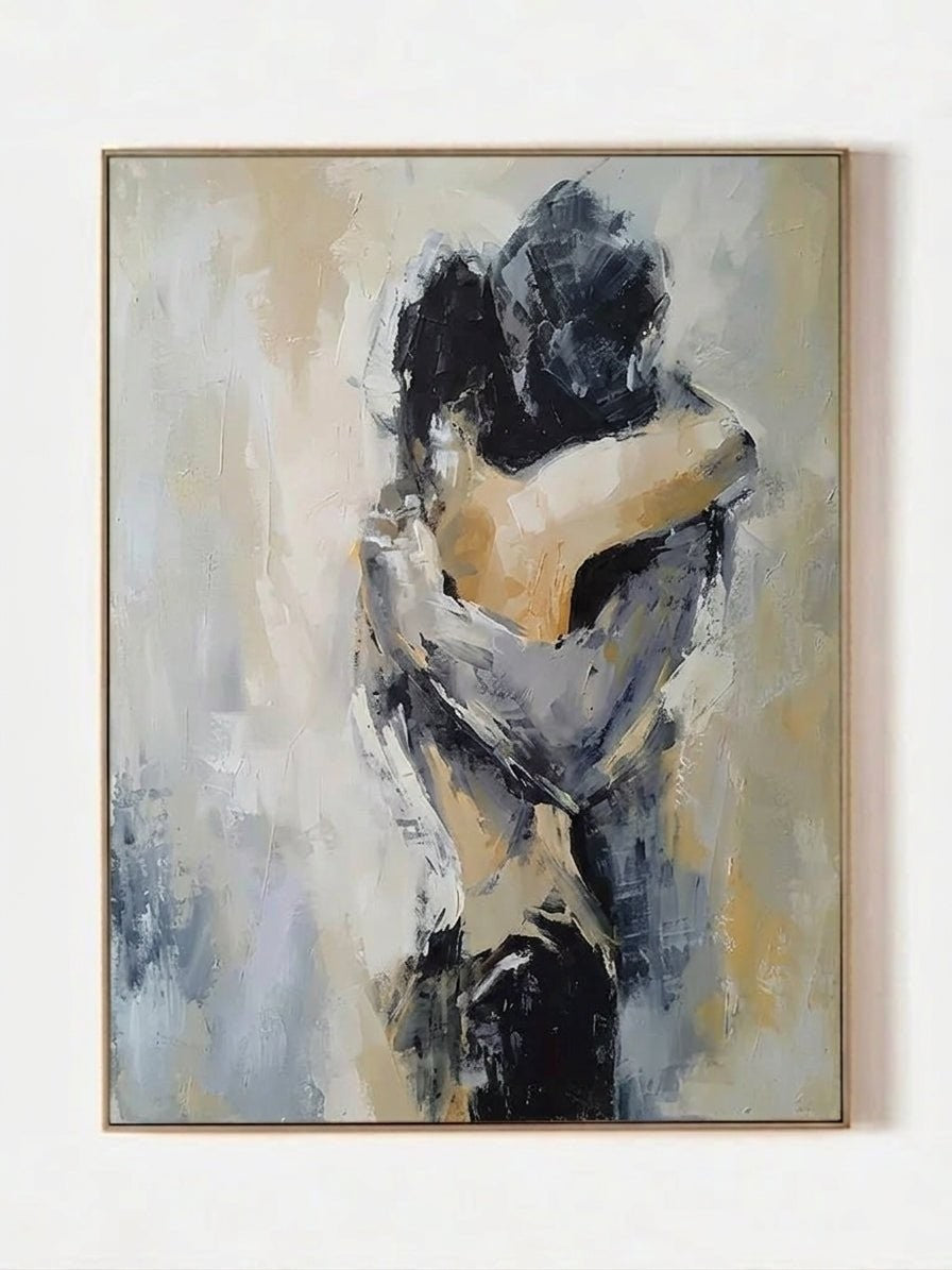 Contemporary Abstract Couple Wall Art