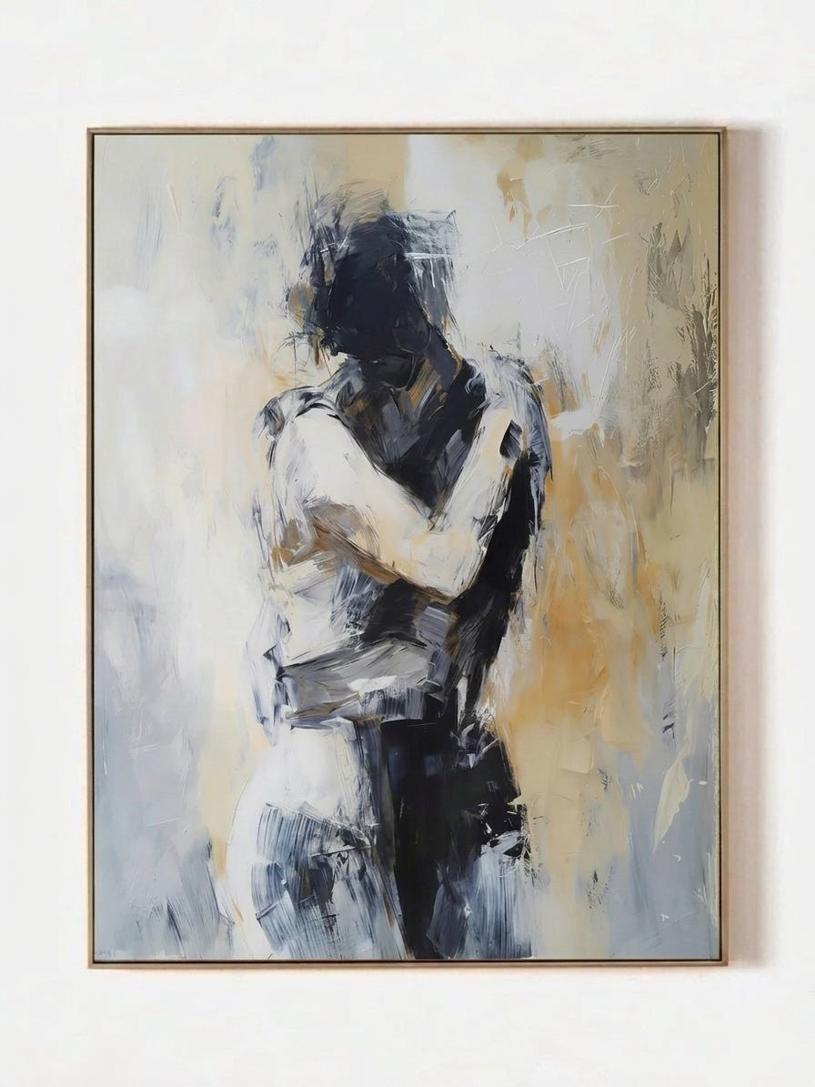 Contemporary Abstract Couple Wall Art