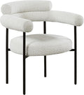 Contemporary Bouclé Dining Chair - Main View