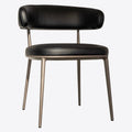 Contoured Leather Dining Chair - View 1