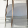 Contoured Leather Dining Chair - View 3
