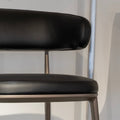 Contoured Leather Dining Chair - View 5
