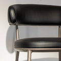 Contoured Leather Dining Chair - View 6