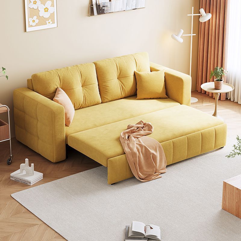 Convertible Yellow Sofa Bed - Main View