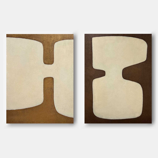 Cream Forms on Bronze and Umber