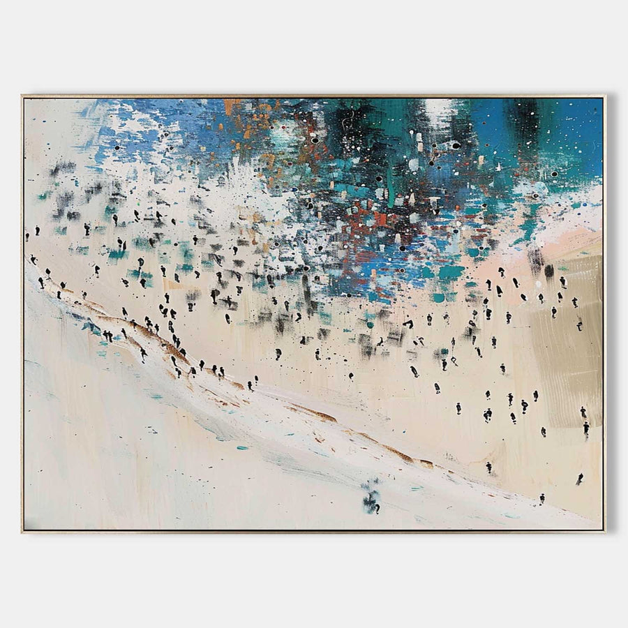 Crowded Shoreline from Above