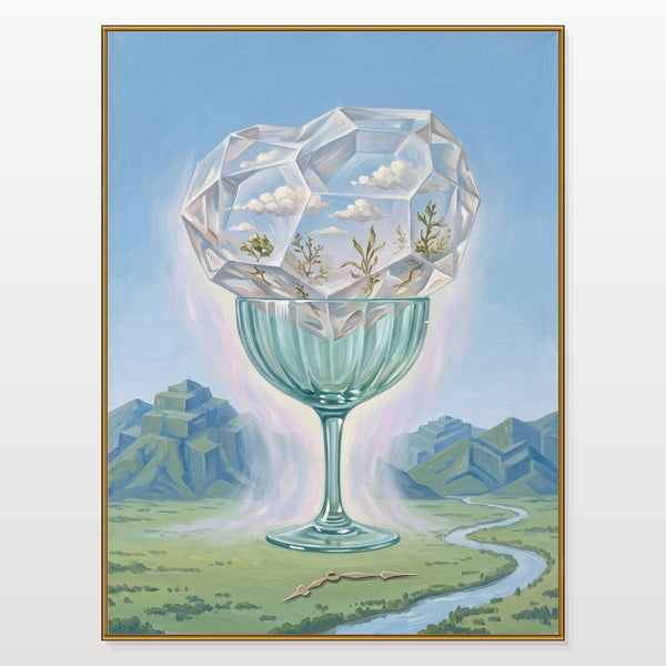 Crystal Heart Above the Valley
