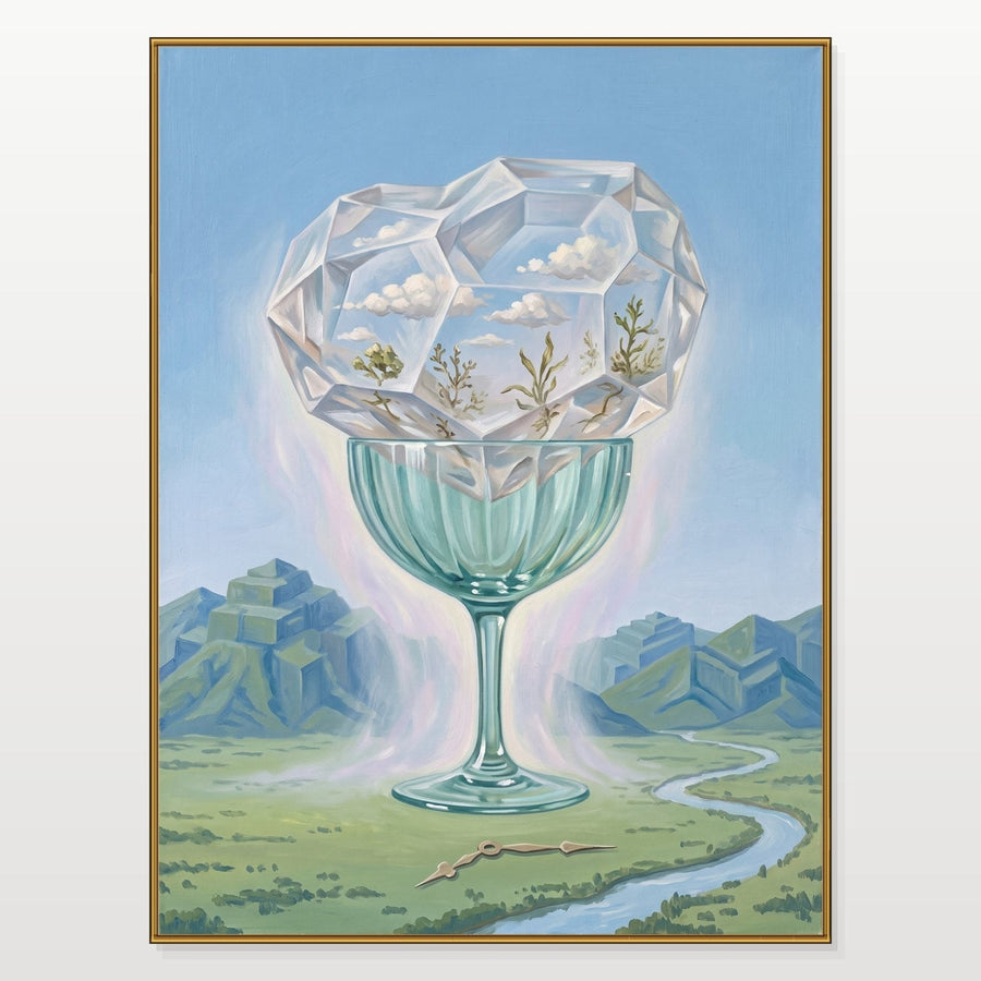 Crystal Heart Above the Valley