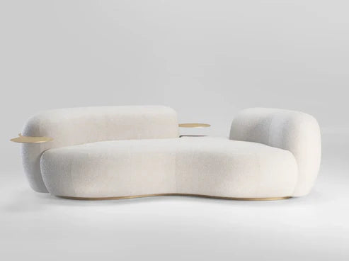 curved modern sofa