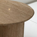 Cylindrical Stone Pedestal Table - View 4