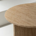 Cylindrical Stone Pedestal Table - View 5