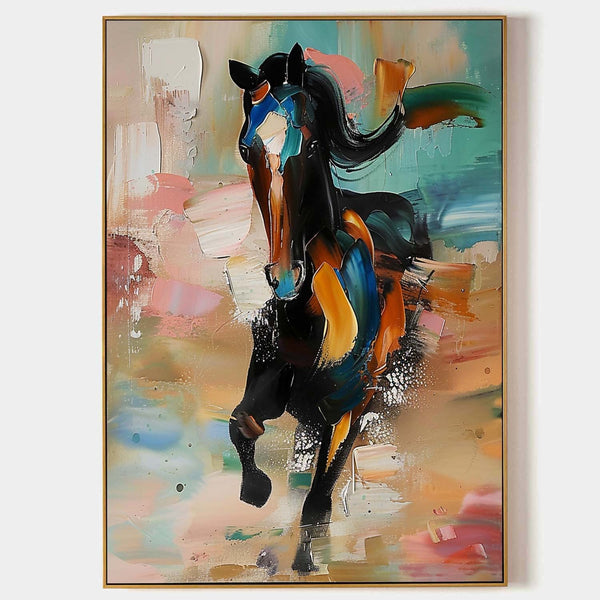 Dark Horse in Pastel Motion