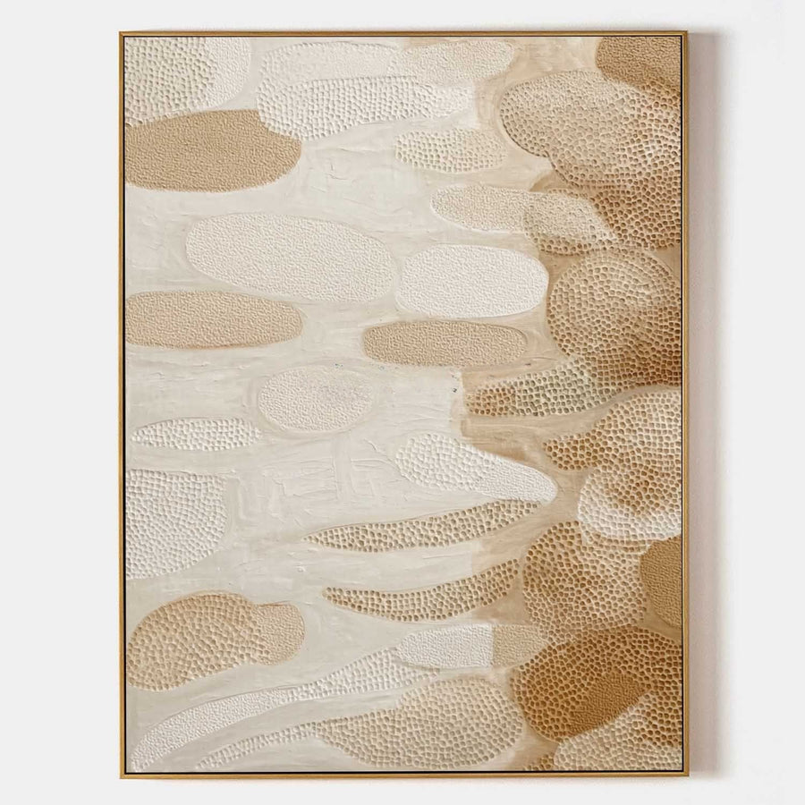 Dotted Sand Pebbles in Cream