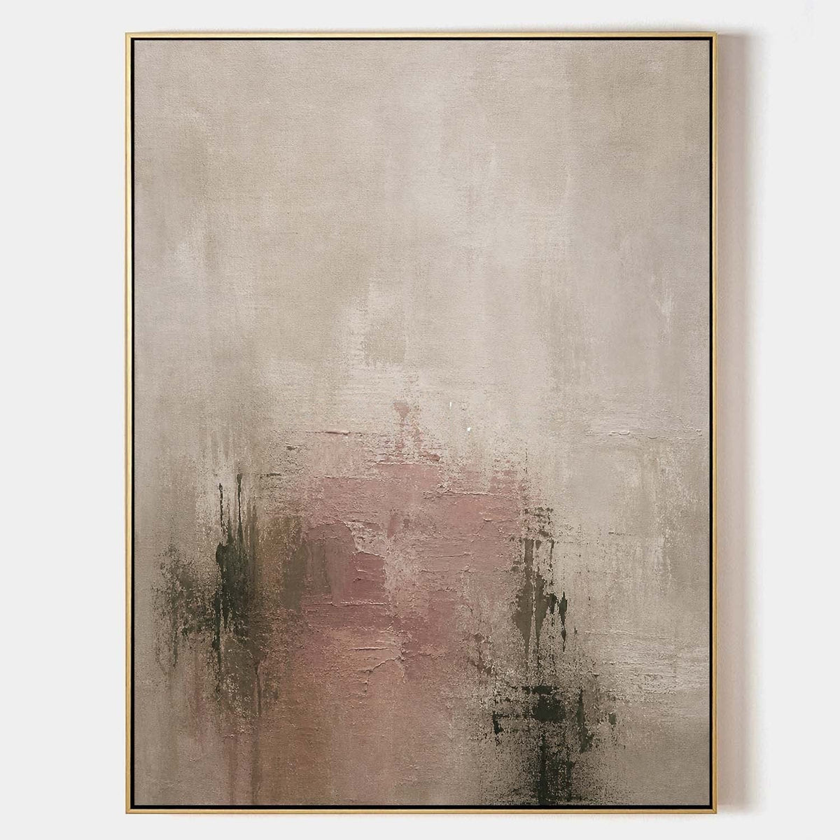 Dusky Rose Mist Abstract