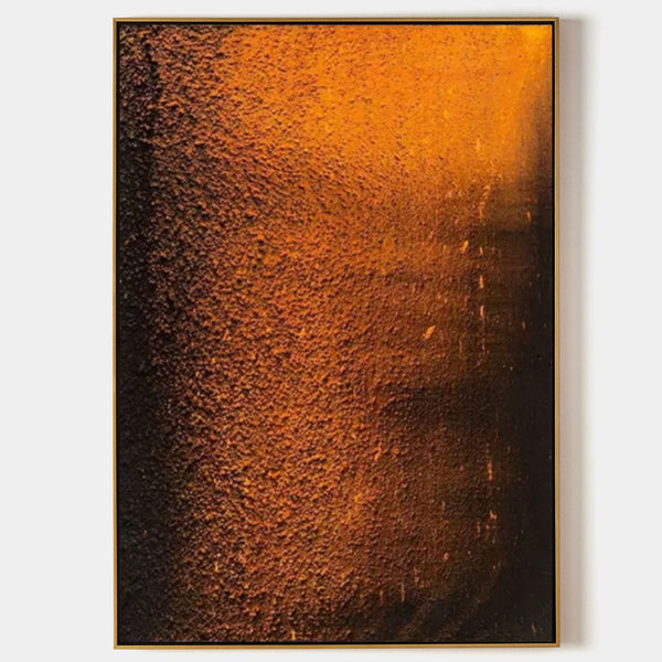 Ember Glow on Granular Umber