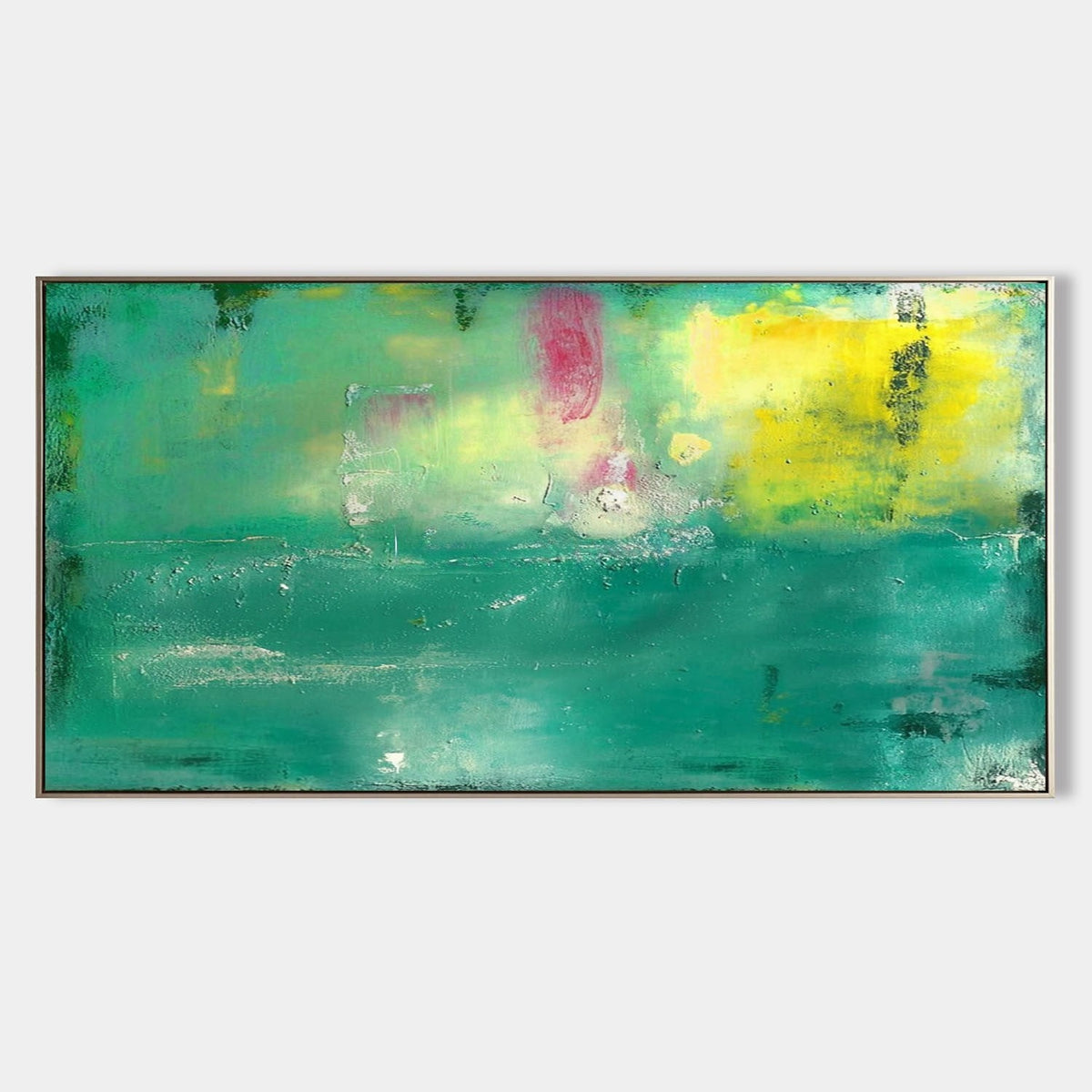 Emerald Haze with Sunlit Yellow