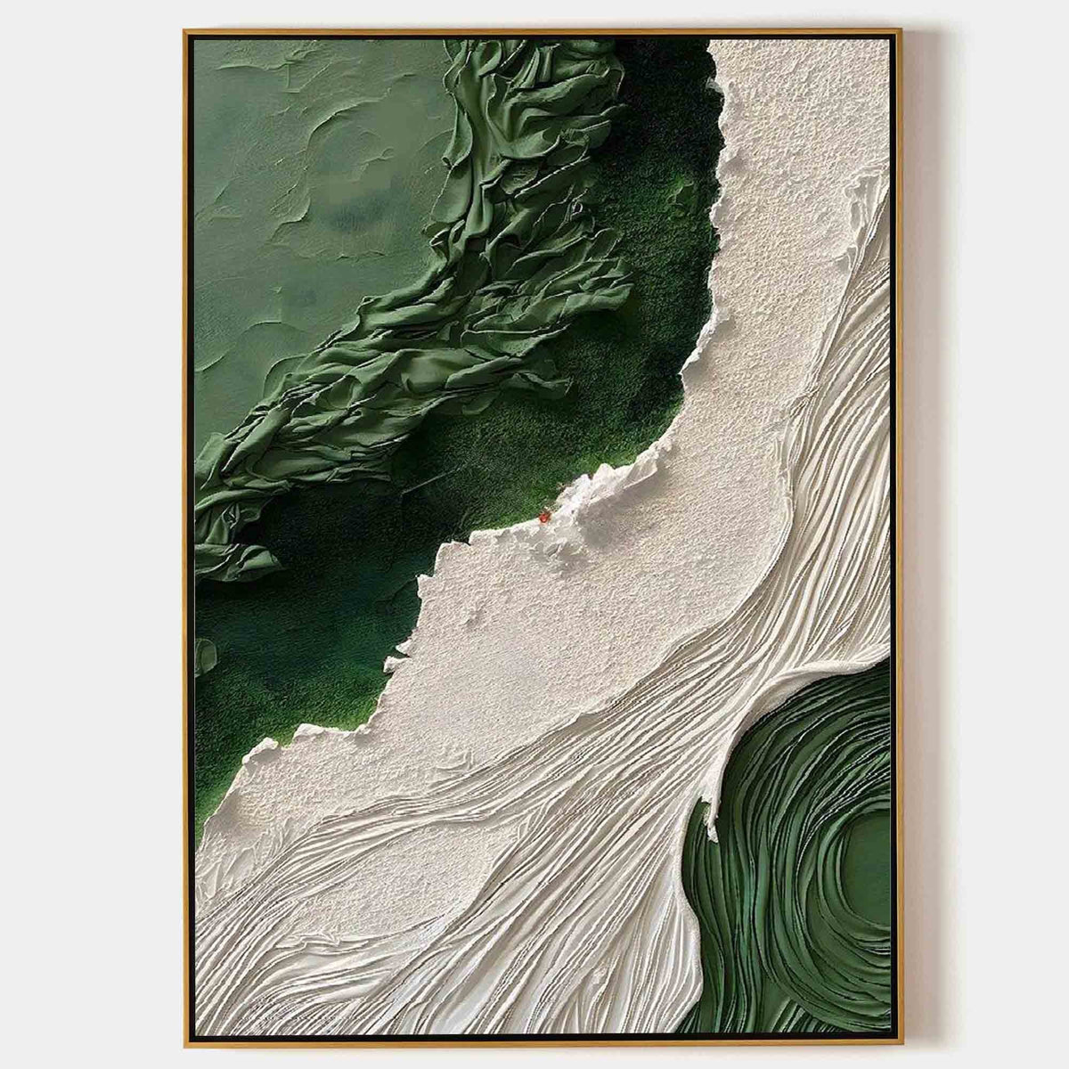 Emerald Moss and Ivory Tide