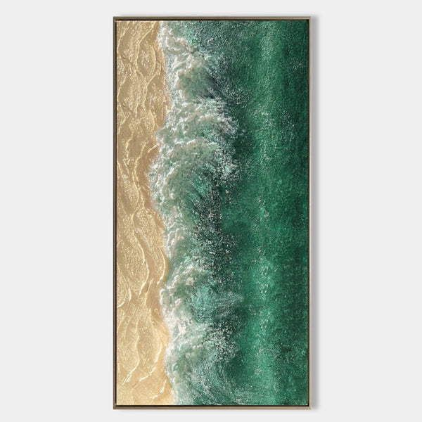Emerald Surf on Golden Sand
