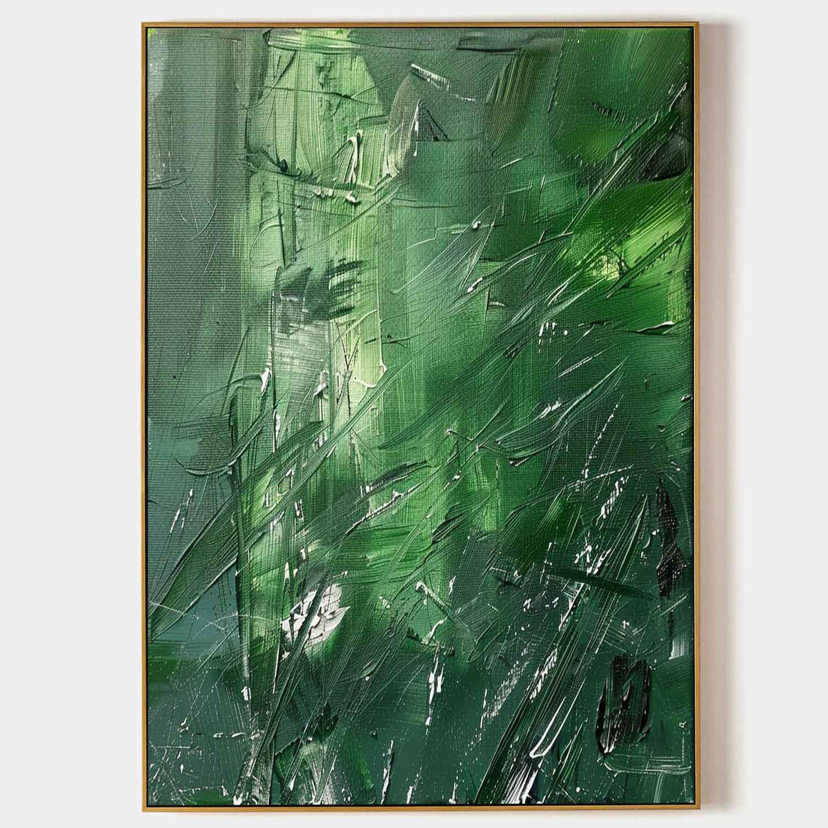 Emerald Thicket in Sweeping Strokes