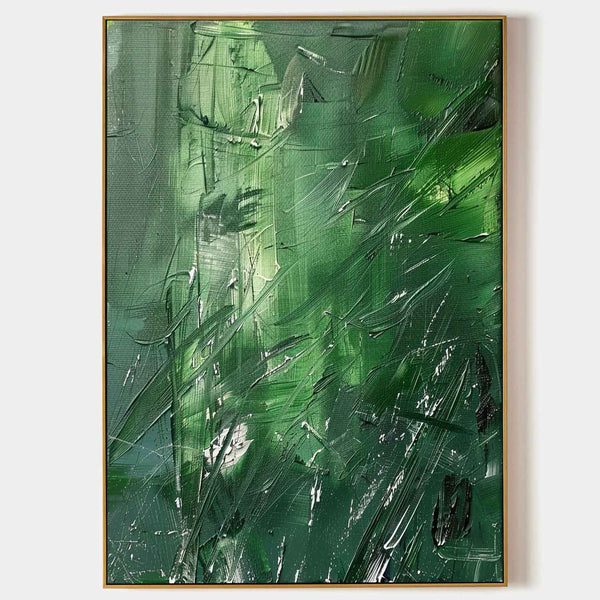 Emerald Thicket in Sweeping Strokes