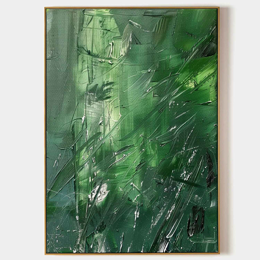 Emerald Thicket in Sweeping Strokes