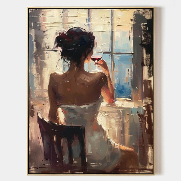 Evening Wine by the Window