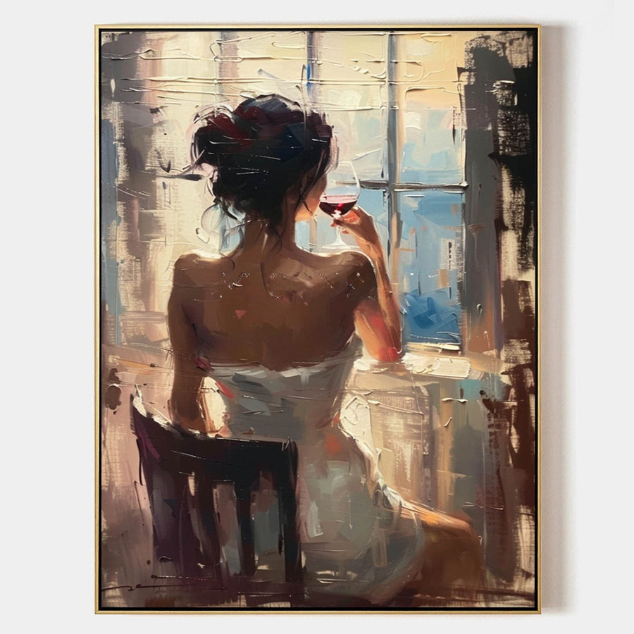 Evening Wine by the Window