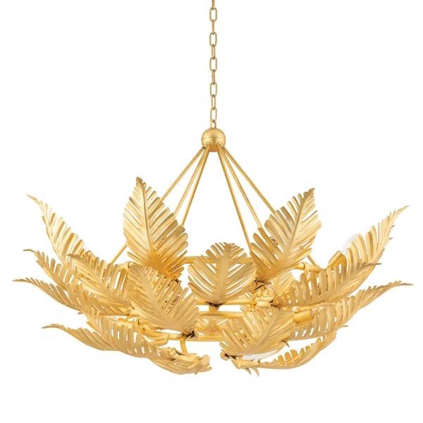 Faceted Glass Globe Cluster Chandelier