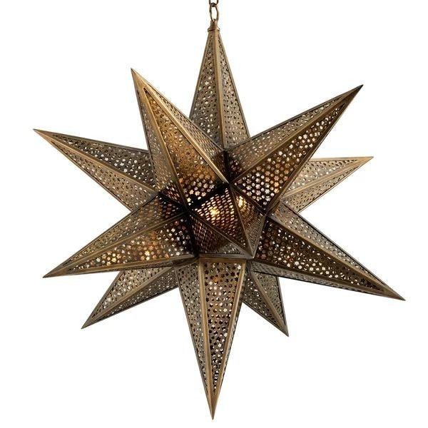 Faceted Glass Sphere Cluster Chandelier