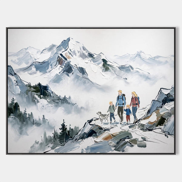 Family Hike Above the Clouds