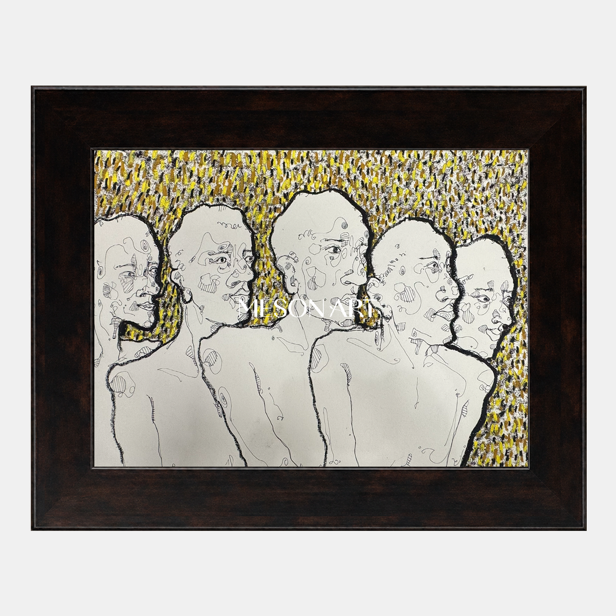 Five Profiles on Golden Ground